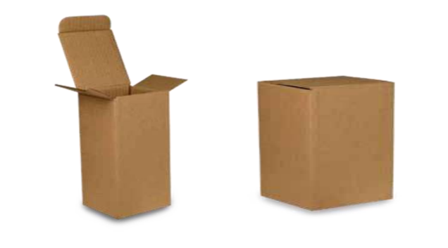 Caja plegadiza cubo 12 x 12 x 22 cm