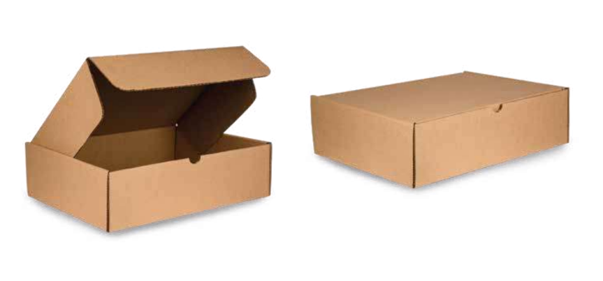 Caja plegadiza solapa mediana 20 x 19 x 7.5 cm