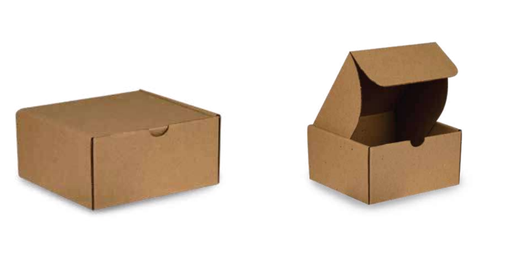 Caja plegadiza solapa con ventana 20 x 19 x 7.5 cm