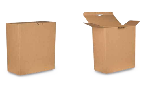 Caja plegadiza solapa pequeña 16.5 x 17 x 7.5 cm