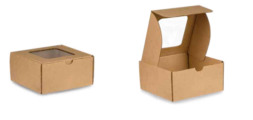 Caja plegadiza desayuno mini 13.5 x 13.5 x 6.8 cm